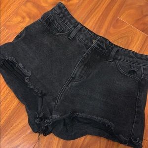 Windsor High Rise Denim Shorts